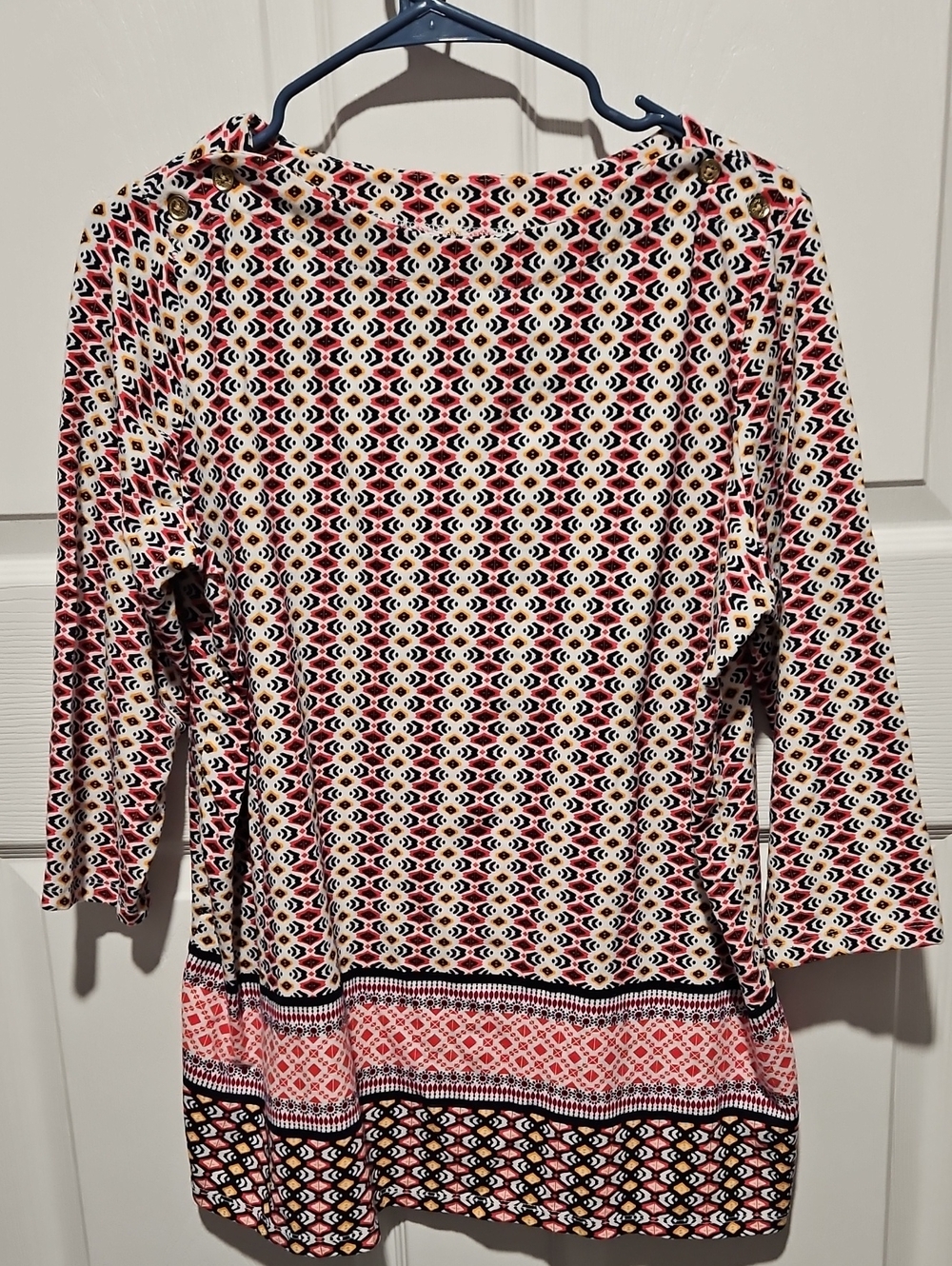 Jessica London Pink Multi Geometric  Tunic